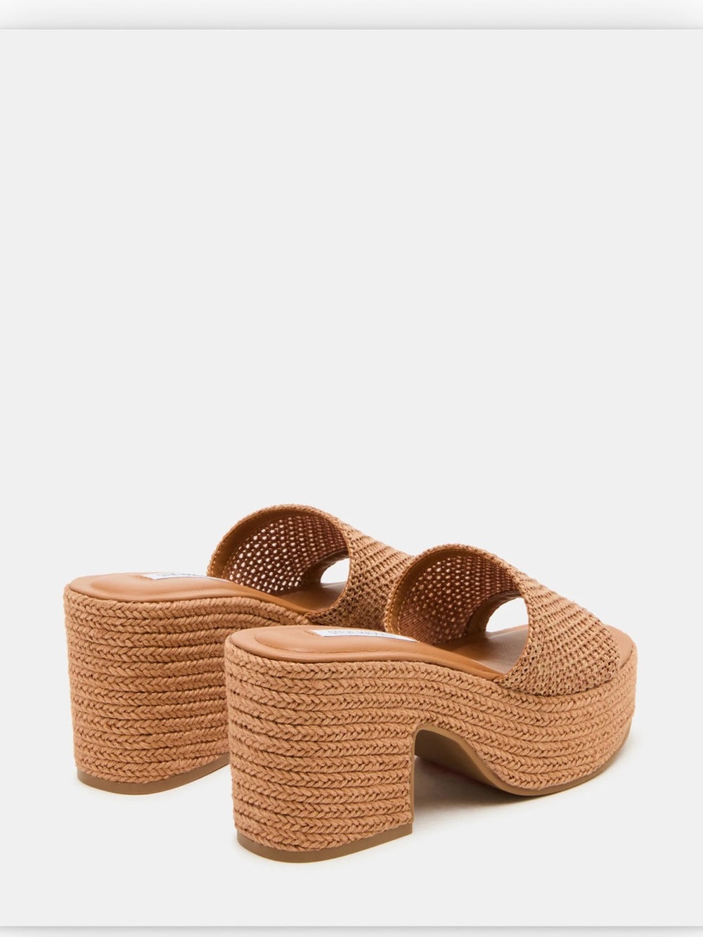 Steve Madden Raffia Woven Platform Sandal- Size 7 - Picture 5 of 12